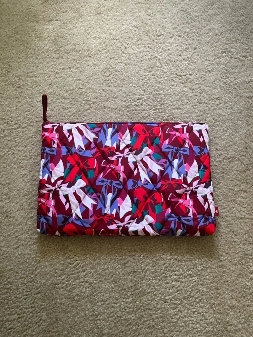 NWOT Vera Bradley Laptop Tech Pouch • Bow Show